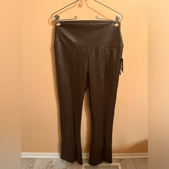 NWT Norma Kamali Free People Spat Leggings in Chocolate - Picture 5 of 10